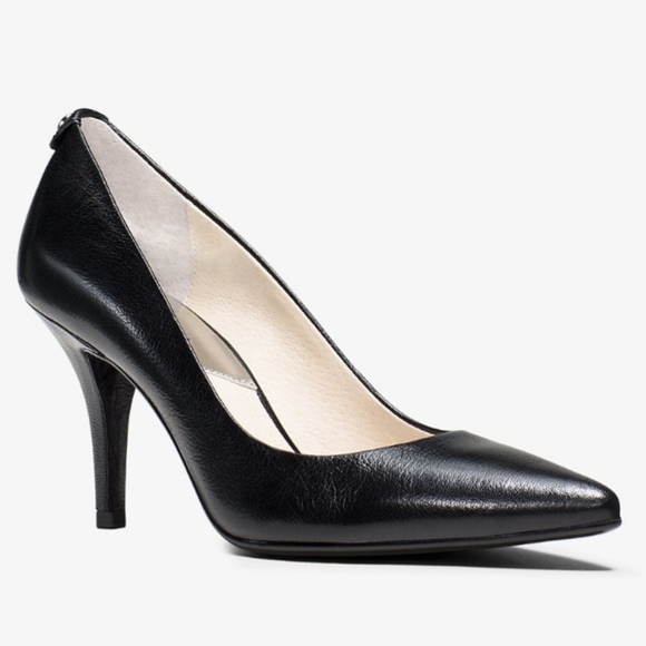 MICHAEL KORS Flex Leather Mid-Heel Pump Women's Size 8M - Picture 1 of 10